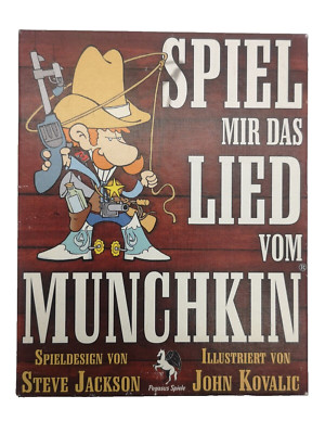 Rarität PEGASUS Spiele ''SPIEL MIR DAS LIED VOM MUNCHKIN'' Kartenspiel Erweiterung