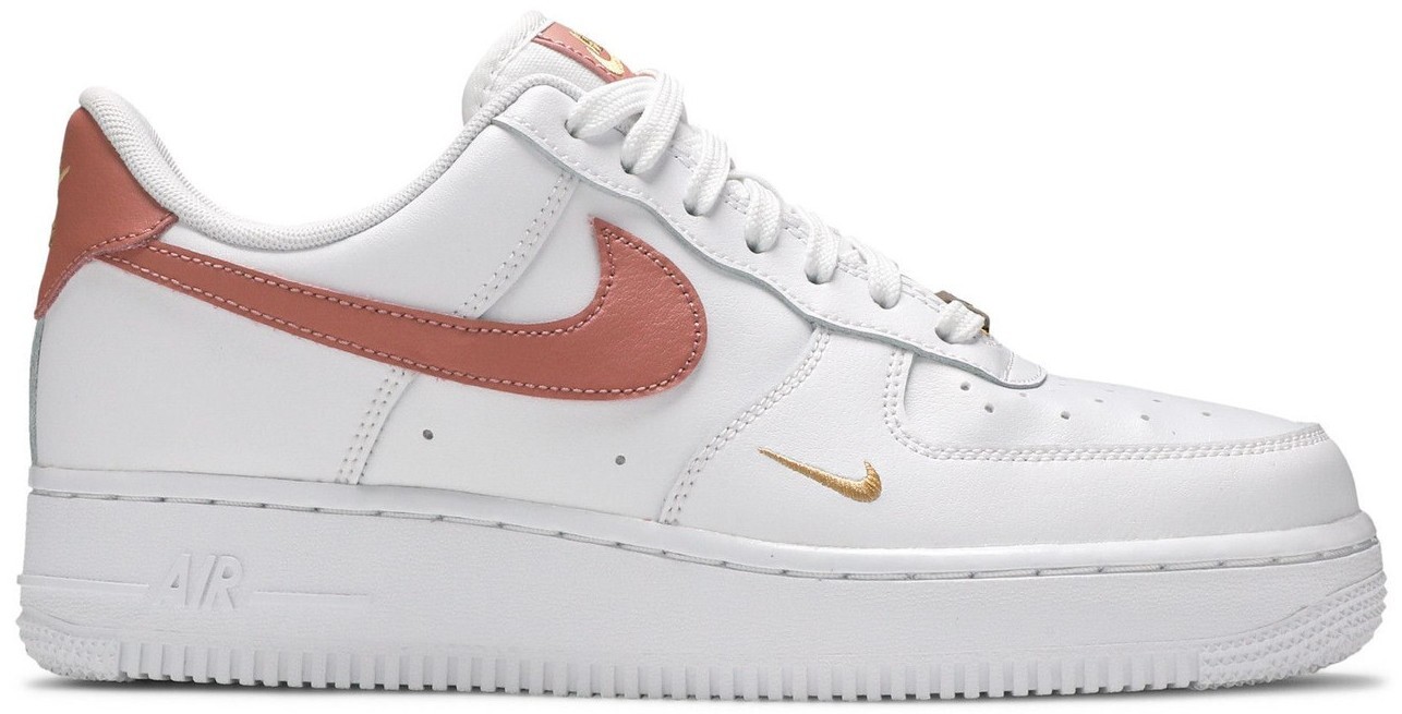 Nike Air Force 1 '07 Essential White Rust Pink W for sale | eBay