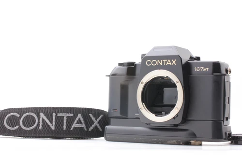 [Near MINT] Contax 167MT 35mm SLR Film Camera Body Battery Holder P-5 From JAPAN