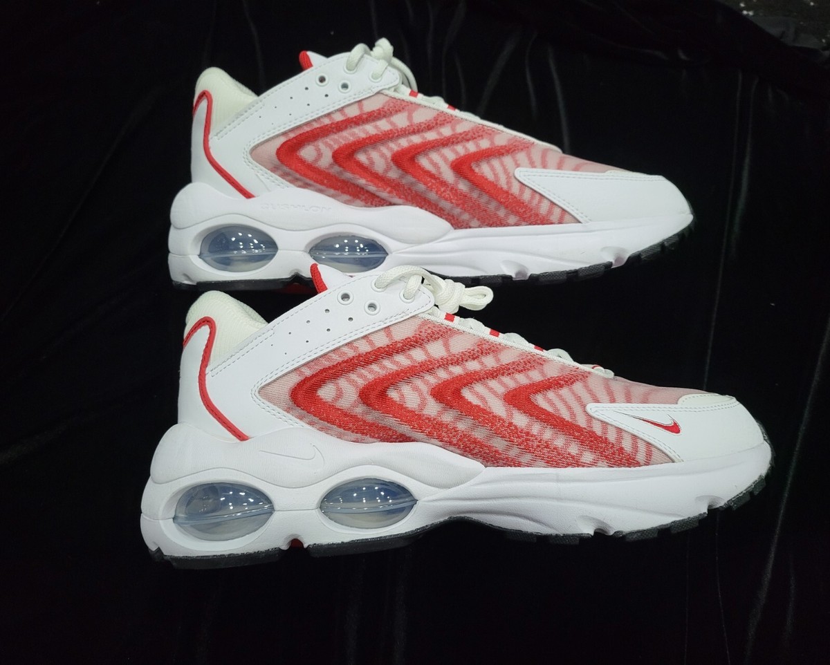 MENS NIKE AIR MAX TW RED WHITE SZ 9 | eBay