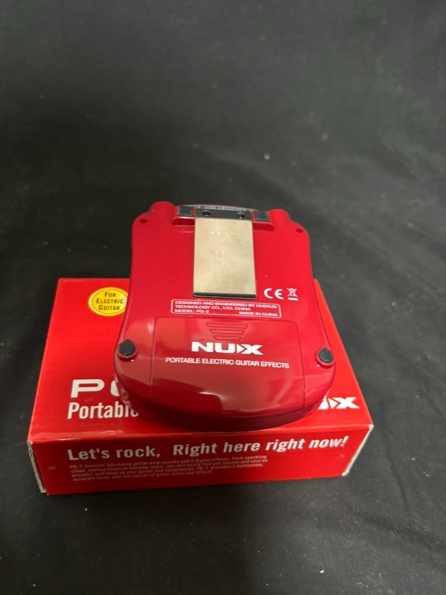 【Tested】NUX PG-2 Portable Guitar Effects Processor Multi FX Pedal + Box