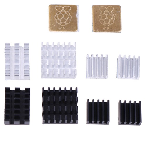 5Pcs For Raspberry Pi 2/3/4 3B+ 4B Aluminum Heatsink Radiator Cooler Kit JCAUCJ - Afbeelding 8 van 16
