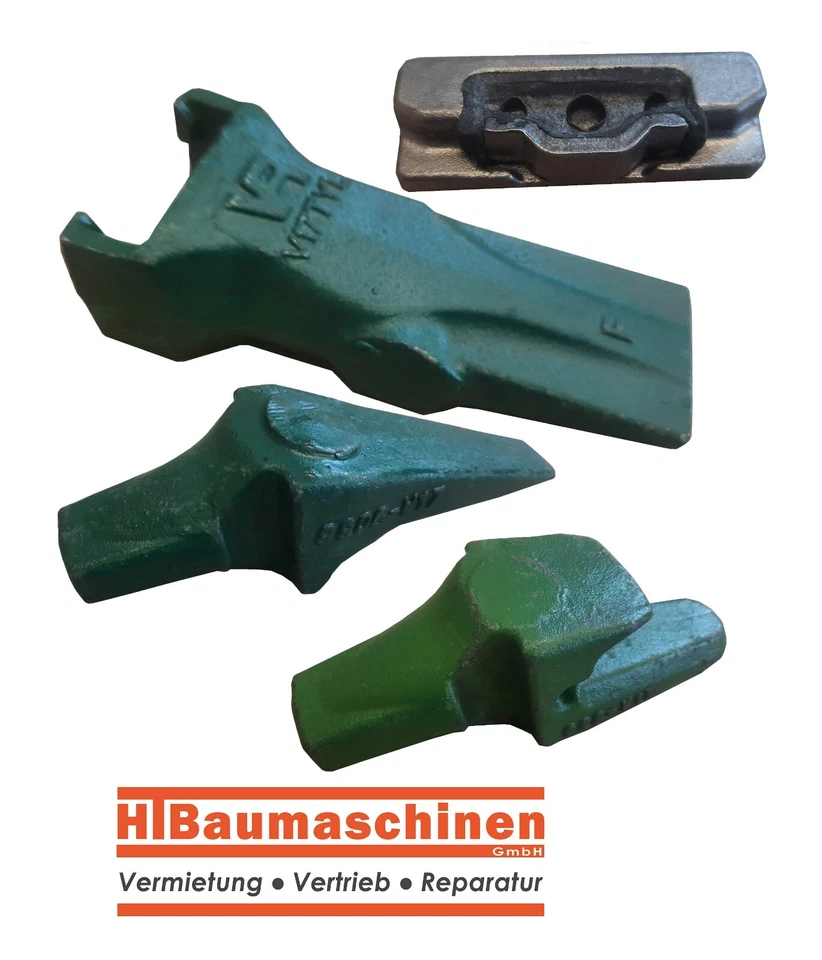 HT-BAUMASCHINEN Aufsteckzahn Flach Typ "TYL" für Esco Zahnsystem Super V Baugröße 17 / V17TYL