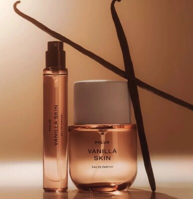 NEW PHLUR Vanilla Skin Fragrance Duet 50 mL FULL SIZE & .32 oz