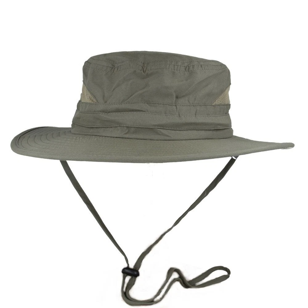Lightweight Safari Hat: Wide Brim Mesh Bucket for Men/Women: Sun Protection, hat