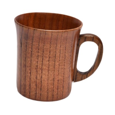 Holztasse Handarbeit schlicht poliert Milch klein Retro japanischer Stil Sake Tasse
