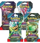 Pokemon Twilight Masquerade Sleeved Booster Pack Art Set Bundle (4 Packs)
