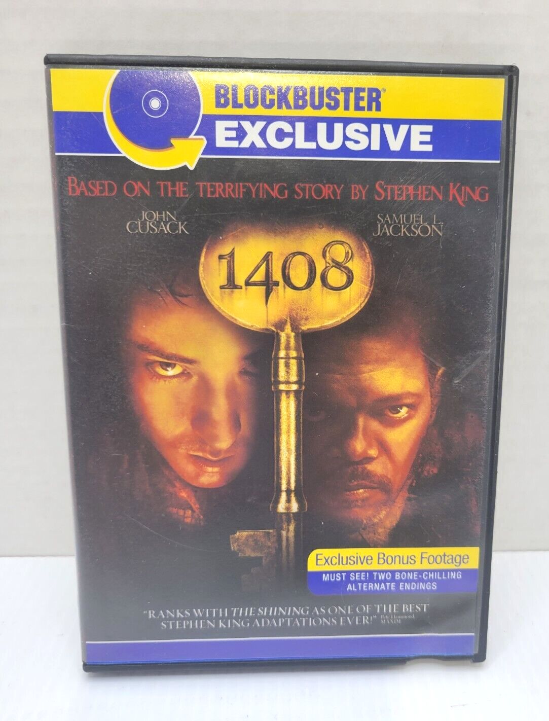 1408 DVD starring John Cusack horror thriller