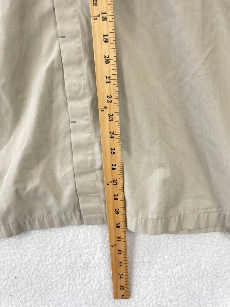 Quick Silver Men Beige Checkered Button Down Shor… - image 4