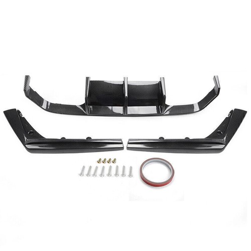 Fits BMW F80 M3 F82 F83 M4 Rear Bumper Diffuser Lip Carbon Fiber Black 20152020 - Picture 4 of 7