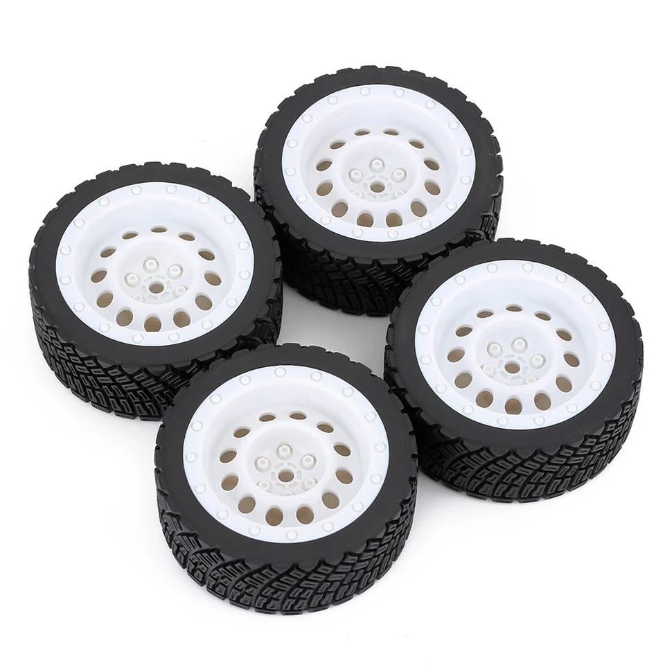 Austar 12mm Hex 67mm Rubber Tires Wheel for 1/10 Rolly WLtoys 1/14 144001 RC Car - Image 2 of 4