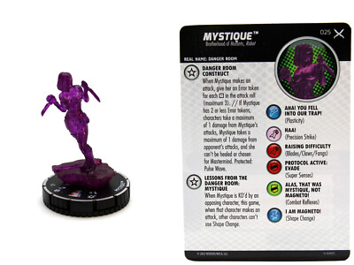 HeroClix - #025 Mystique - X-Men X of Swords