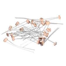 24 Pieces Photoresistor Kit 5mm Light Dependent Resistor, GL5506