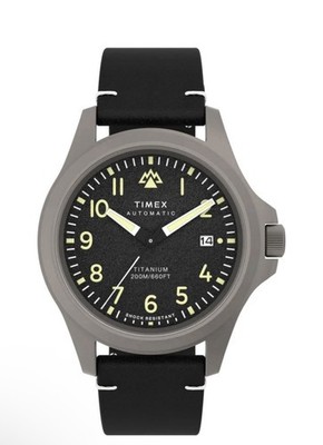 New Timex Mens Expedition North Titanium Automatic Watch TW2V54000