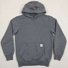 Carhartt Rain Defender Hoodie Men's Small Gray Pullover Heavyweight 100615 026