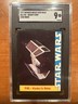 1977 Star Wars Wonder Bread #16 Tie - Vader’s Ship 966 SGC 9
