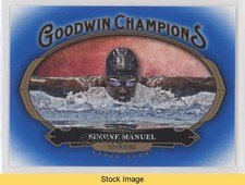 2020 Upper Deck Goodwin Champions Horizontal Royal Blue Simone Manuel READ y0i