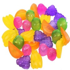 20/40/60/80/100 Stck. Kunststoff Wiederverwendbar Waschbar Sortiert Fruchtförmige Eiswürfel UK