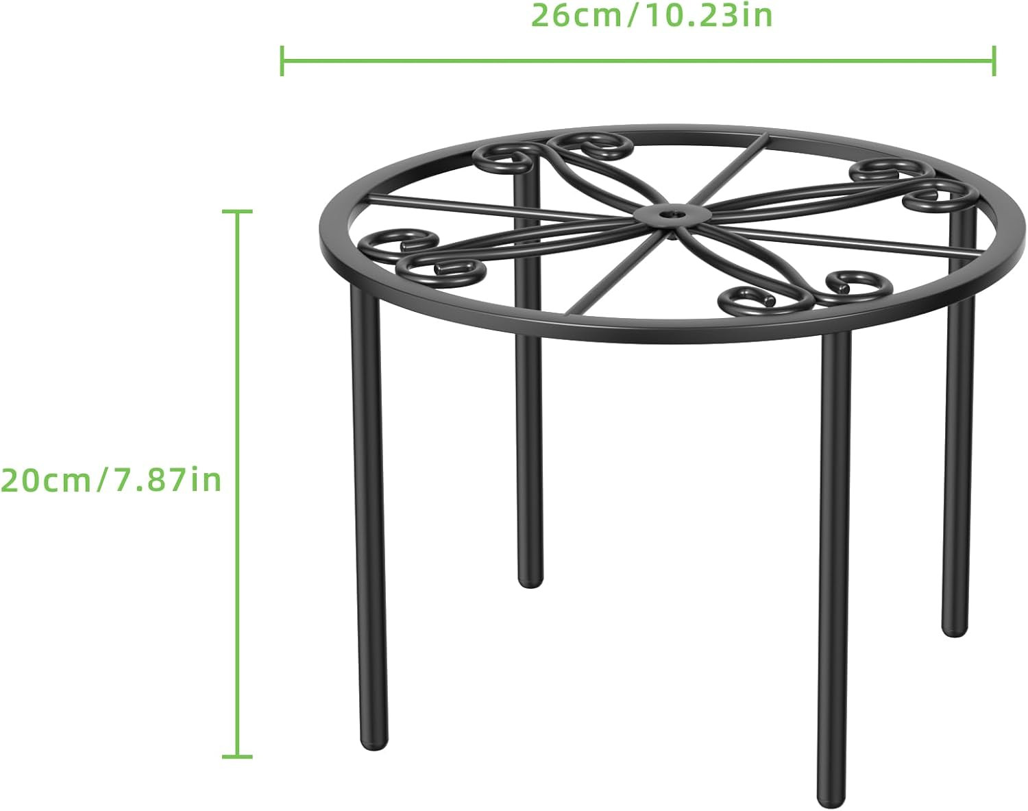 Plant Stand 1 PCS-10.2 in Flower Pot Stand Plant Rack for Indoor and Outdoor Cou