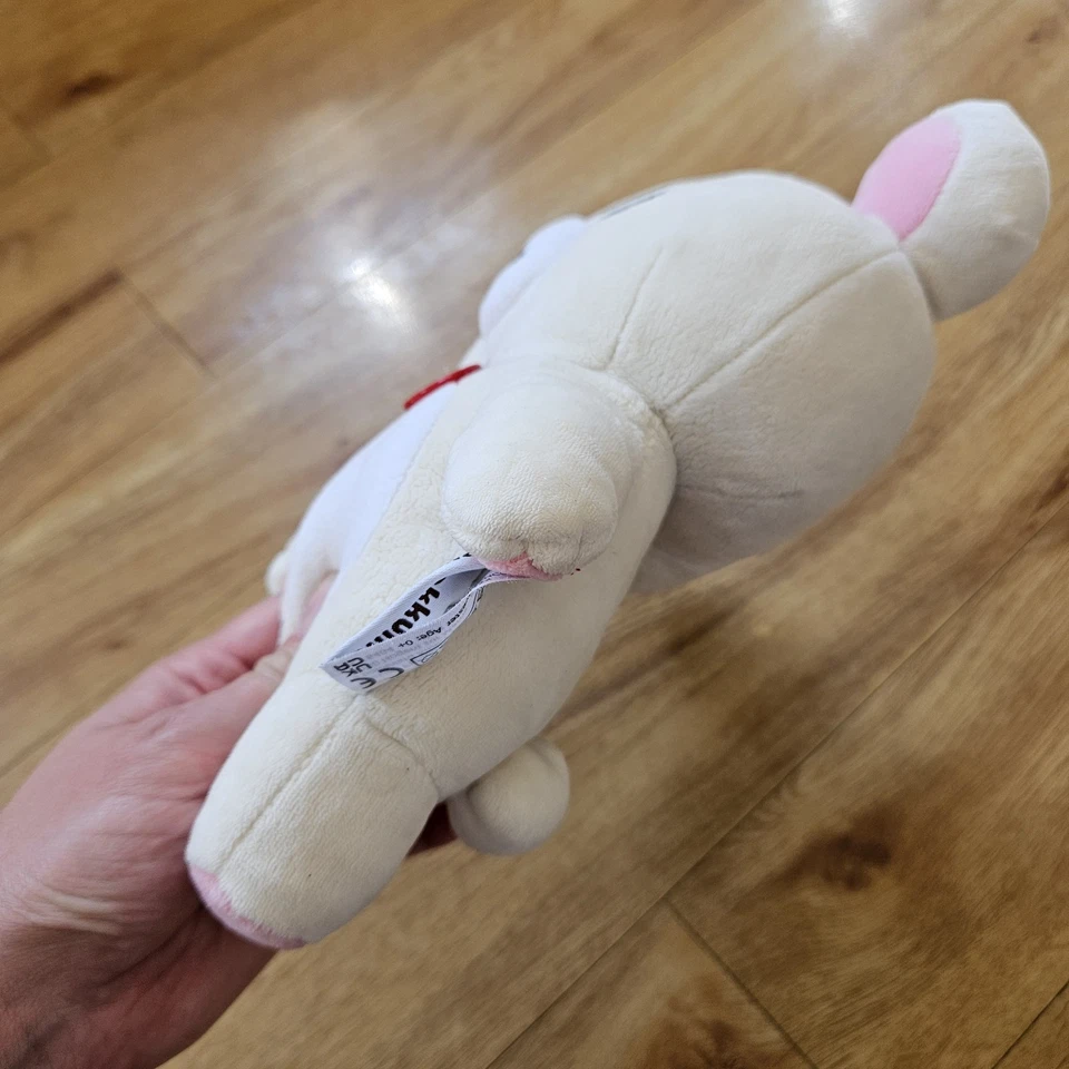 Rilakkuma 8" Peluche Crema Orsacchiotto Giocattolo Morbido Imbottito Squishy Kawaii Bottone - Immagine 3 di 4