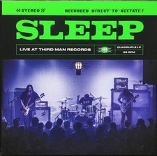 SLEEP THIRD MAN VAULT # 39 2019 4 X LP + PATCH + POSTER LIVE DIRECT ACETATE NEW