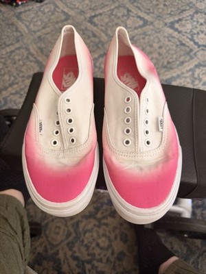 Vans Authentics in Pink Unisex Shoes Sneakers Men s Size 8.5 Women s Size 10 EUC