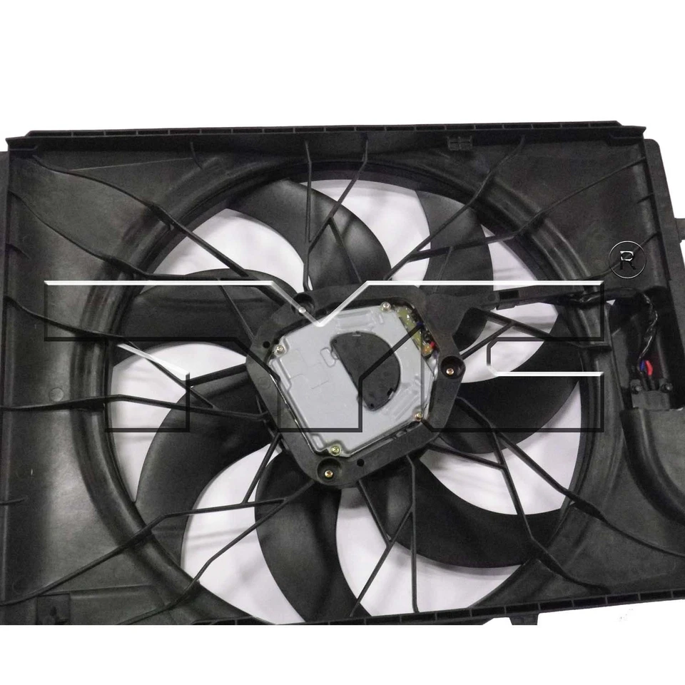 Conjunto de ventilador de refrigeración de doble radiador y condensador para Mercedes Benz Clase E 10-16 Foto 2 de 4