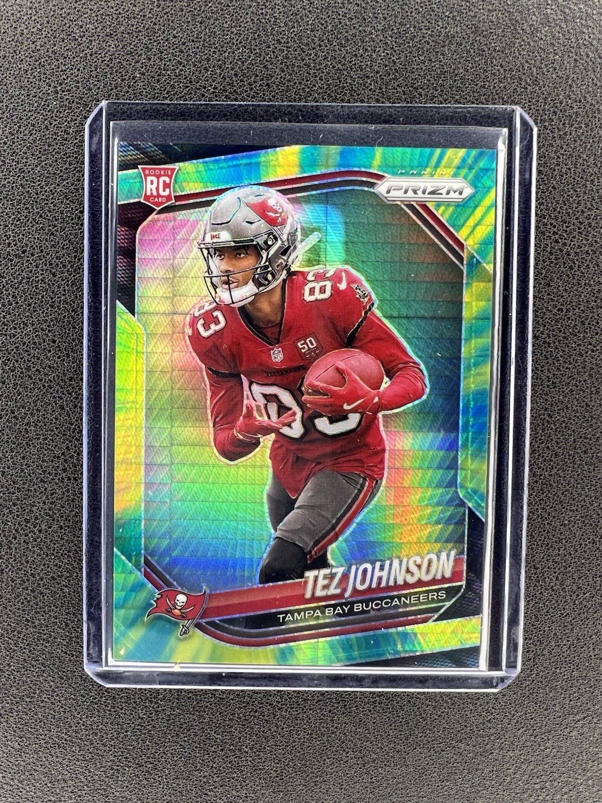 2025 Panini Prizm - Rookies Tez Johnson #381 Hyper Prizm /200 (RC)
