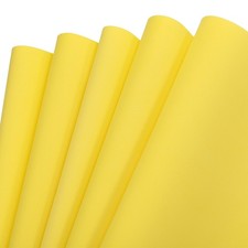 5Pcs EVA Foam Sheets Yellow 19.7 Inch x 17.7 Inch 0.8mm Thick Crafts Foam Sheets