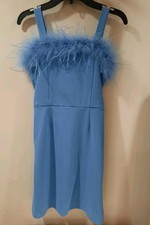 New Speechless Girls Size 14 Easter Formal Dress Periwinkle Sleeveless Zip Up