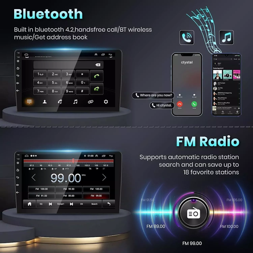 Apple Carplay For Honda Civic 2001-2005 Car Stereo Radio Android GPS Navi BT 64G - Picture 13 of 14