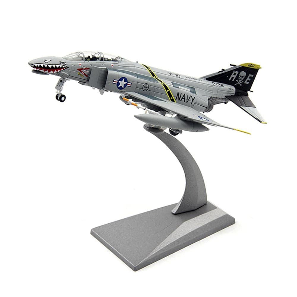 F-4 Phantom II - US Navy Diecast Metal & ABS Aircraft Model Plane Gift - 1/100