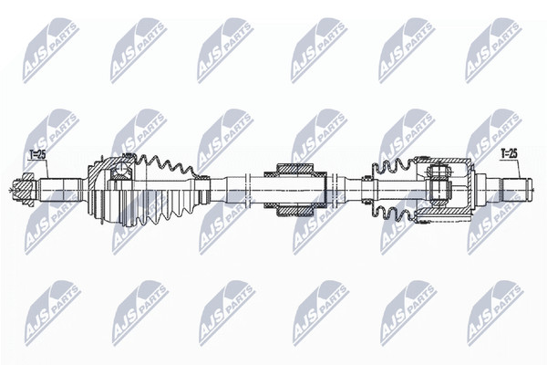 NTY Antriebswelle NPW-KA-396 FüR KIA Picanto 3 JA-image