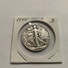 1945 D 50C Walking Liberty Half Dollar Exact Coin Shown ￼