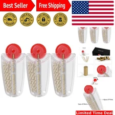 3 Pack Red Cotton Wicks for Windproof Lighters - Multi-Functional Elegance