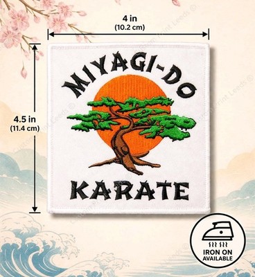 X1 Cobra Kai Miyagi Do Karate gestickter 4 Zoll Aufnäher - ansehen!