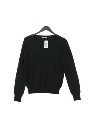 IBlues Women's Jumper S Black 100% Other Round Neck Pullover