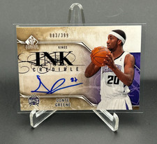 Donte Greene auto card 2009-10 Upper Deck SP Signature /399  Inkcredible READ