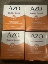 AZO 54 Count Bladder Control with Go-Less Daily Supplement 4 Boxes Exp 2/27