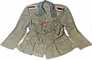 WK2 Artillerie Offiziers Uniform Feldjacke Jacke TOP ab 1€