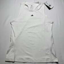 Adidas Women's Tank Top White Size Medium Training WTR-D4T Style Gym NWT New