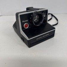 Vintage Polaroid Pronto Instant Land Camera - Black Untested Very Clean