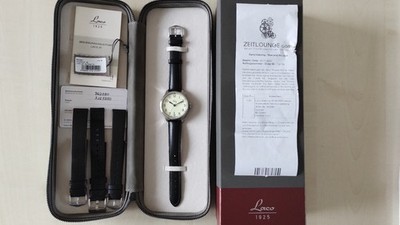 Laco Valencia 39, Automatikuhr, Saphirglas, Restgarantie, 3 Zusatzbänder, OVP 