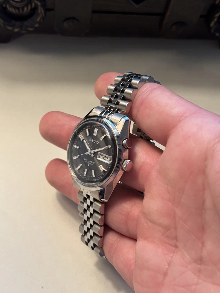 Vintage 1971 Japón Seiko Bell-Matic Weekdater 4006-7012 27 joyas automático. Foto 3 de 4