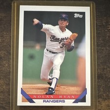 Topps 1993 Nolan Ryan #700 Texas Rangers MLB Baseball Card Base Set