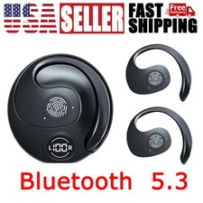 Wireless Bluetooth 5.3 Headset TWS Earphones Earbuds Stereo Headphones Ear Hook