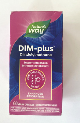 Nature's Way DIM-PLUS Dietary Supplement Estrogen/Metabolism 60 caps 2/28/2026