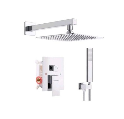 EMBATHER  Shower System Sets Faucet 10 Inch Overhead Rainhead Shower Combo