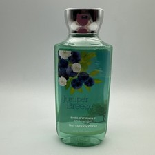 Juniper Breeze Shower Gel Wash Bath Body Works 10oz New Discontinued. Sealed