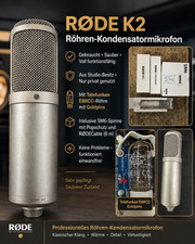 RØDE K2 Röhren-Kondensatormikrofon mit Tele...